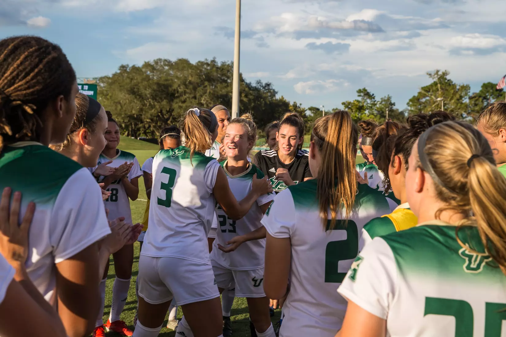 South Florida Bulls during a game against the Auburn Tigers on Thursday August 22, 2019 at Corbett Stadium in Tampa, Florida.