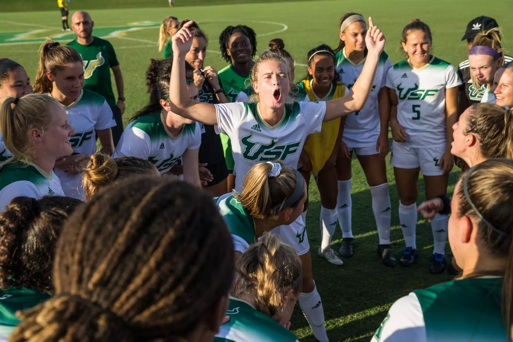 South Florida Bulls during a game against the Auburn Tigers on Thursday August 22, 2019 at Corbett Stadium in Tampa, Florida.