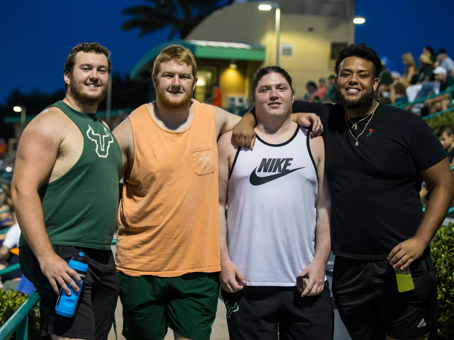 South Florida Bulls during a game against the Auburn Tigers on Thursday August 22, 2019 at Corbett Stadium in Tampa, Florida.