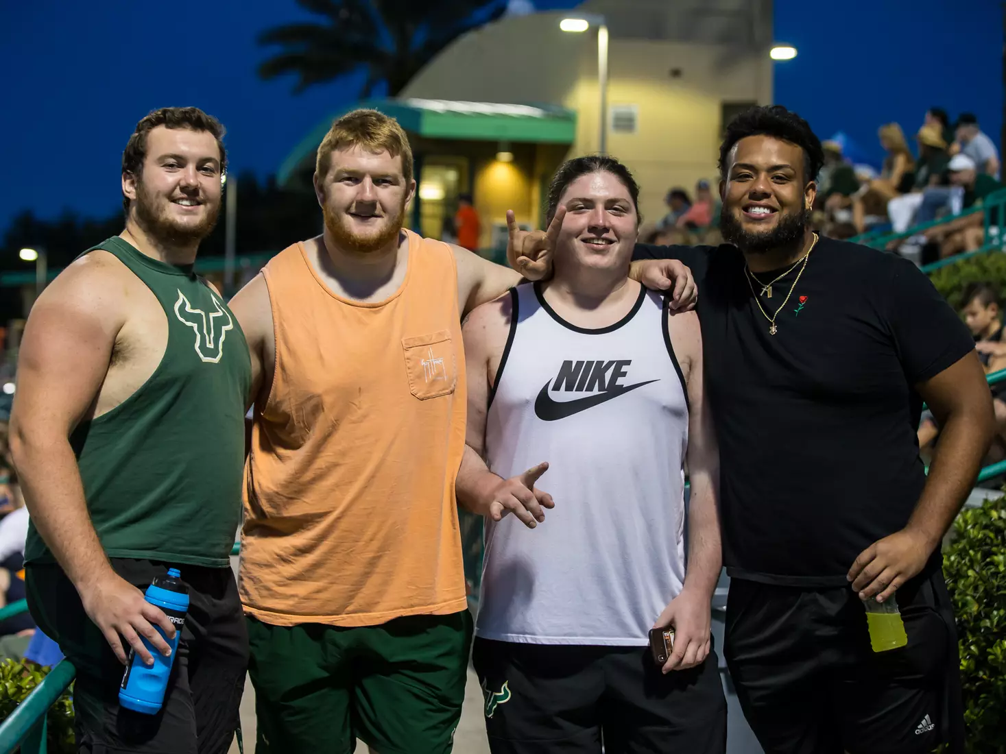 South Florida Bulls during a game against the Auburn Tigers on Thursday August 22, 2019 at Corbett Stadium in Tampa, Florida.