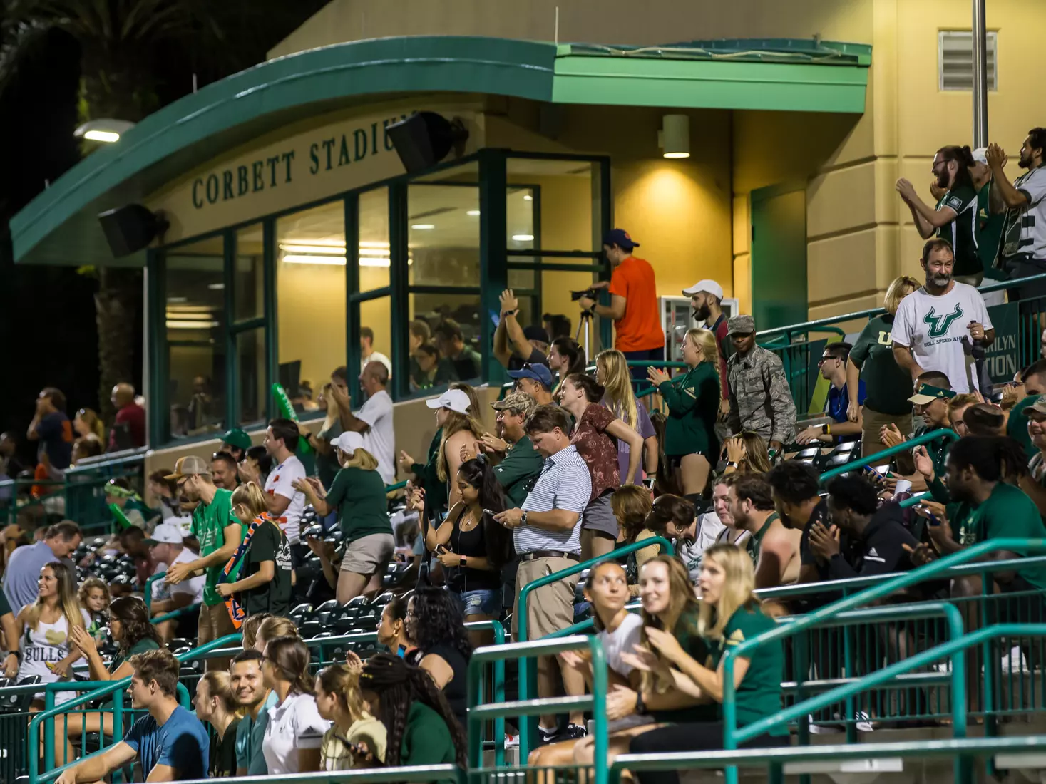 South Florida Bulls during a game against the Auburn Tigers on Thursday August 22, 2019 at Corbett Stadium in Tampa, Florida.