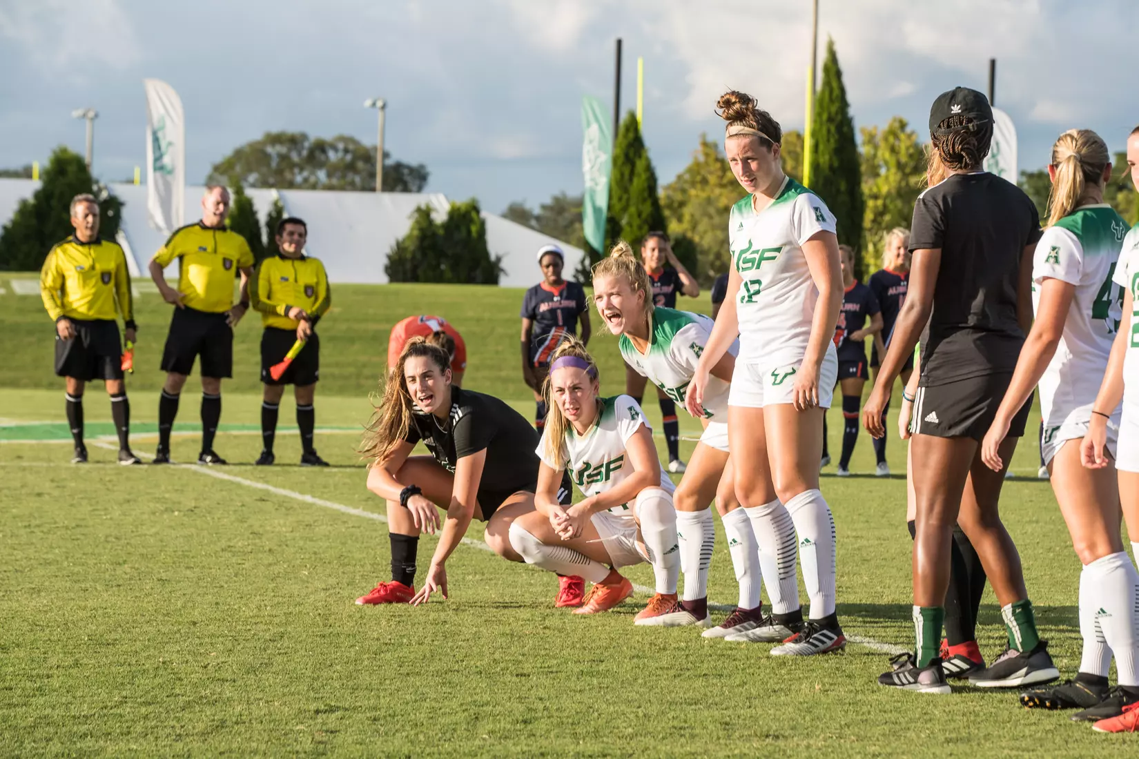 South Florida Bulls during a game against the Auburn Tigers on Thursday August 22, 2019 at Corbett Stadium in Tampa, Florida.