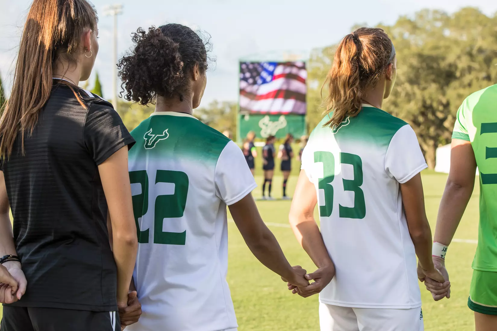 South Florida Bulls during a game against the Auburn Tigers on Thursday August 22, 2019 at Corbett Stadium in Tampa, Florida.