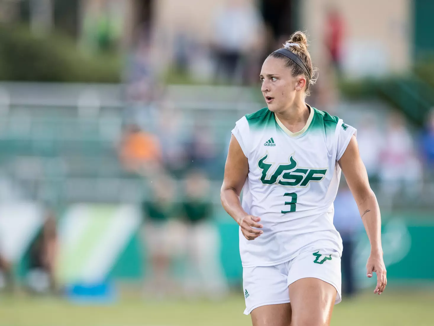 South Florida Bulls during a game against the Auburn Tigers on Thursday August 22, 2019 at Corbett Stadium in Tampa, Florida.