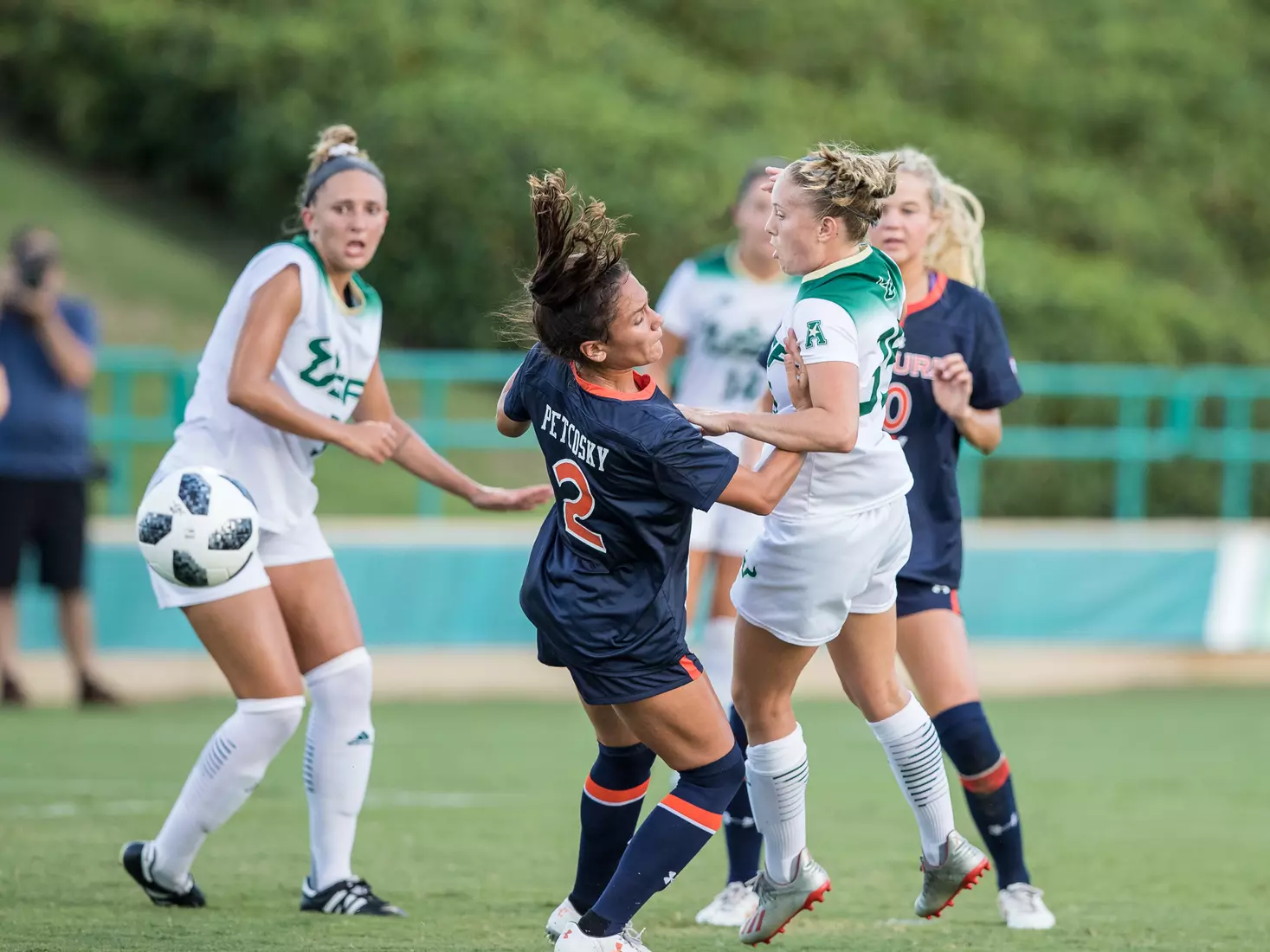 South Florida Bulls during a game against the Auburn Tigers on Thursday August 22, 2019 at Corbett Stadium in Tampa, Florida.