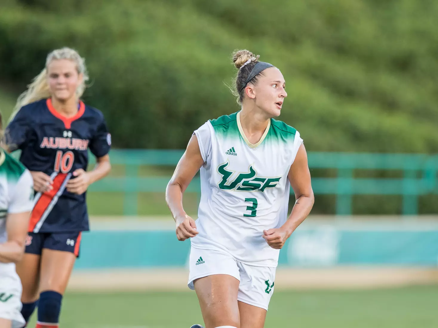 South Florida Bulls during a game against the Auburn Tigers on Thursday August 22, 2019 at Corbett Stadium in Tampa, Florida.