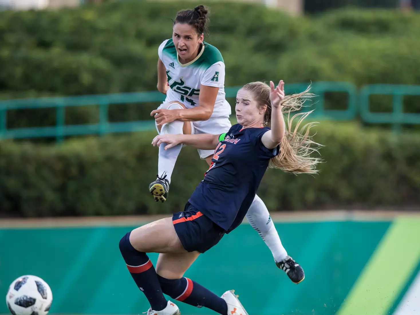 South Florida Bulls during a game against the Auburn Tigers on Thursday August 22, 2019 at Corbett Stadium in Tampa, Florida.