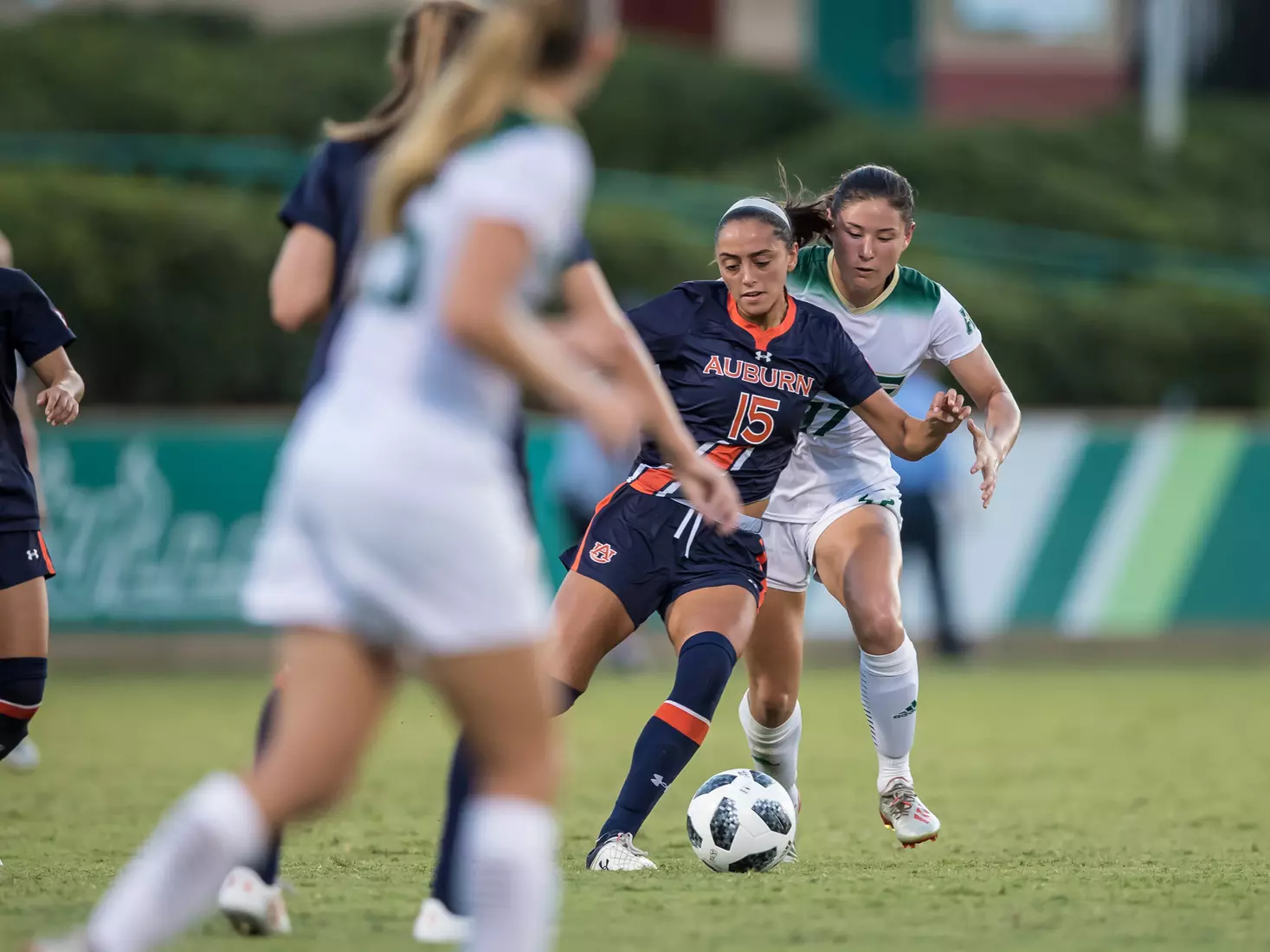 South Florida Bulls during a game against the Auburn Tigers on Thursday August 22, 2019 at Corbett Stadium in Tampa, Florida.