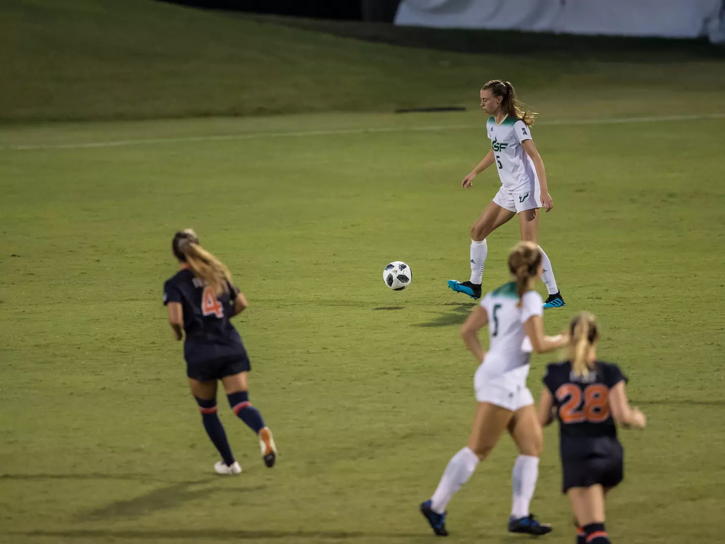 South Florida Bulls during a game against the Auburn Tigers on Thursday August 22, 2019 at Corbett Stadium in Tampa, Florida.