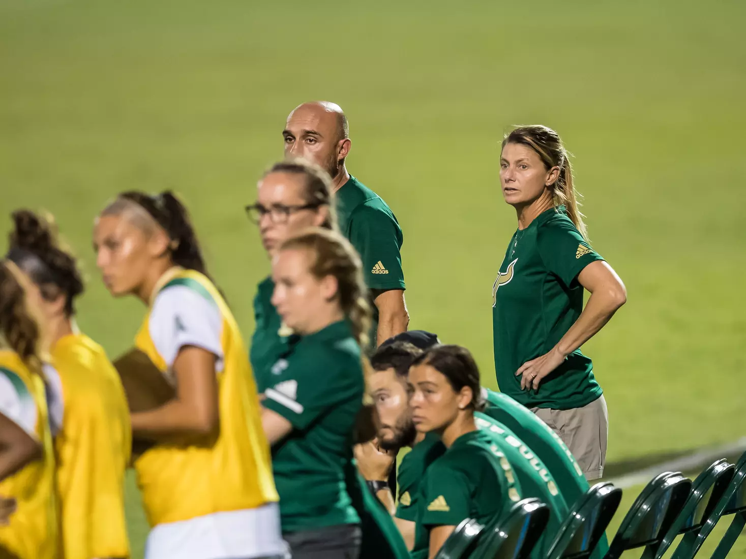 South Florida Bulls during a game against the Auburn Tigers on Thursday August 22, 2019 at Corbett Stadium in Tampa, Florida.