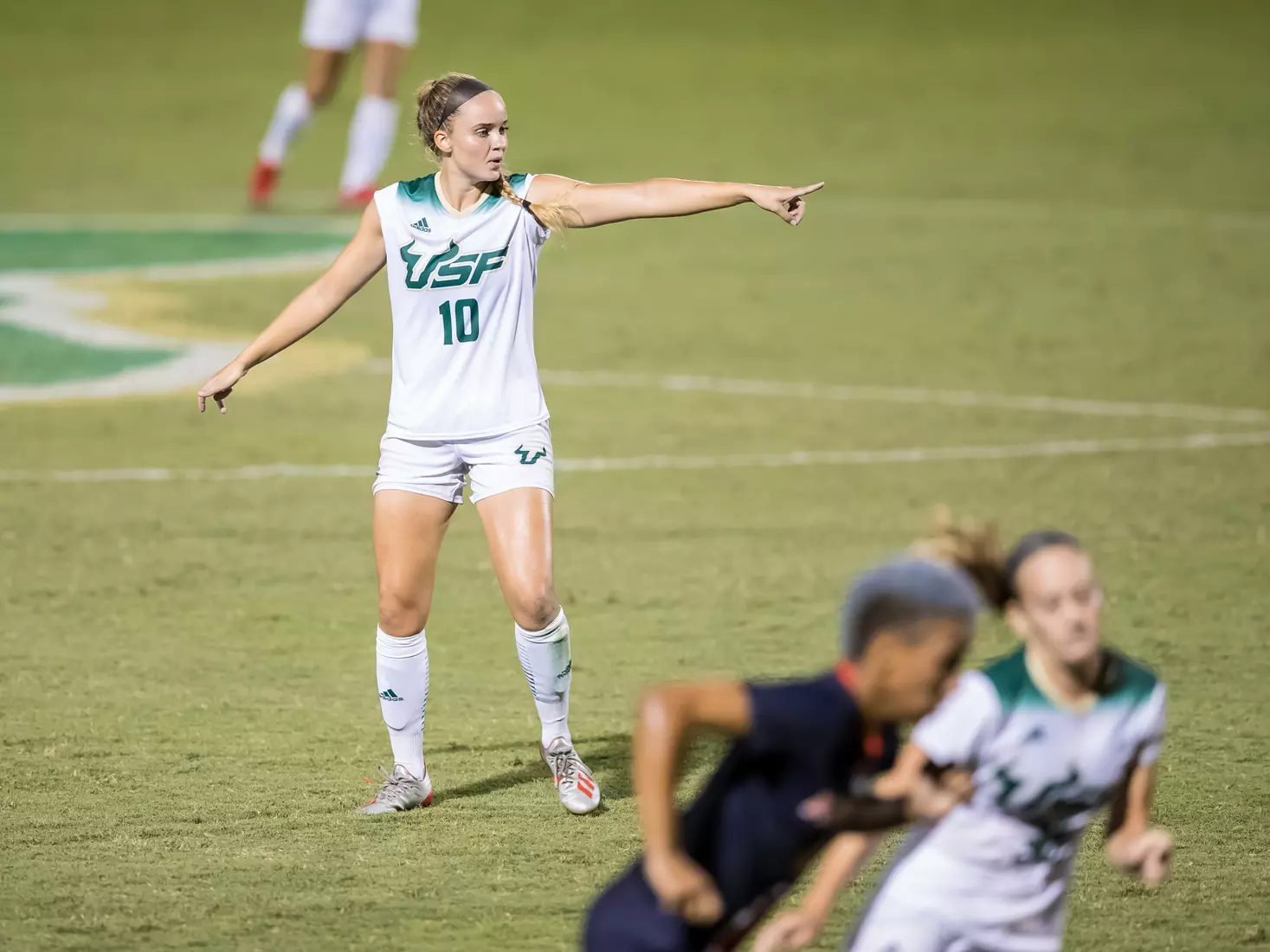 South Florida Bulls during a game against the Auburn Tigers on Thursday August 22, 2019 at Corbett Stadium in Tampa, Florida.
