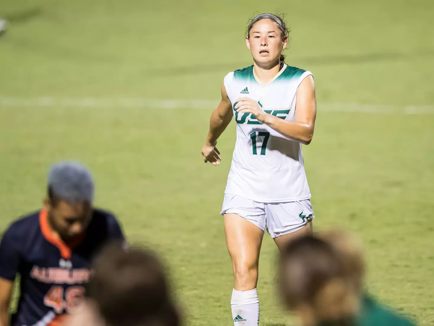South Florida Bulls during a game against the Auburn Tigers on Thursday August 22, 2019 at Corbett Stadium in Tampa, Florida.