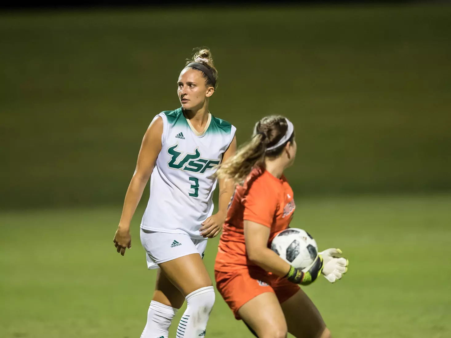 South Florida Bulls during a game against the Auburn Tigers on Thursday August 22, 2019 at Corbett Stadium in Tampa, Florida.