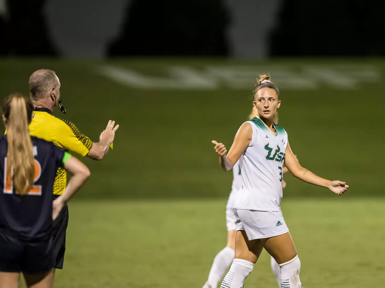 South Florida Bulls during a game against the Auburn Tigers on Thursday August 22, 2019 at Corbett Stadium in Tampa, Florida.