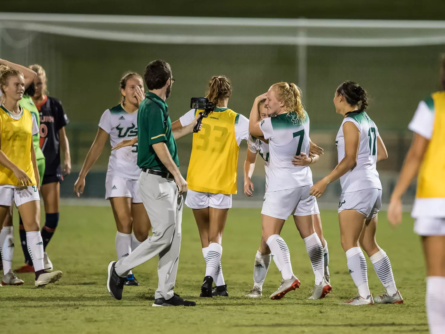 South Florida Bulls during a game against the Auburn Tigers on Thursday August 22, 2019 at Corbett Stadium in Tampa, Florida.