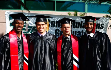 20-Plus Student Athletes Participate in Winter Commencement