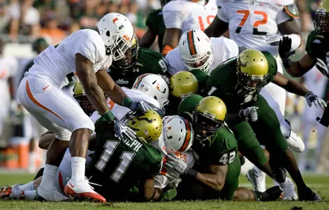 USF Stumbles in Cross-State Rivalry, Downed 31-10 by Miami