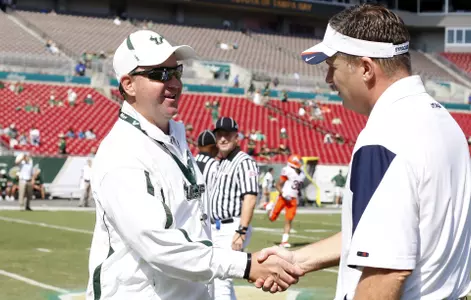 BullsVision: Skip Holtz Post-Practice (Oct.10)