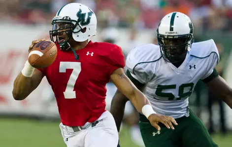 Daniels and Bogan Lead Team South Florida To 49-31 Win