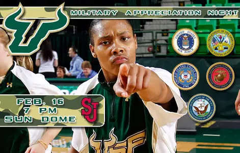 USF Women's Hoops To Honor Military