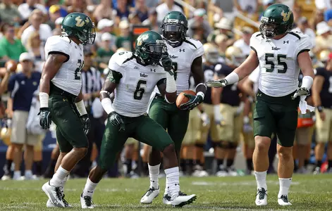 Bulls Grab Five Turnovers in Win Over No. 16 Irish