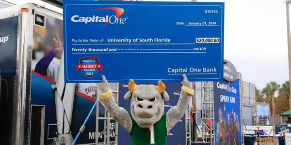 Rocky Wins Capital One Mascot Challenge