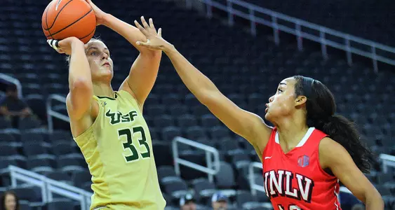 Bulls Run to 30-point win at Play4Kay Shootout