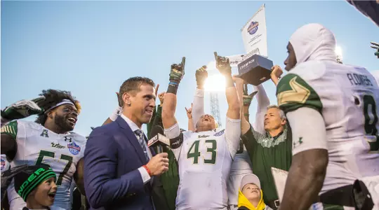 Bulls Get 11th Win in Birmingham Bowl OT Thriller
