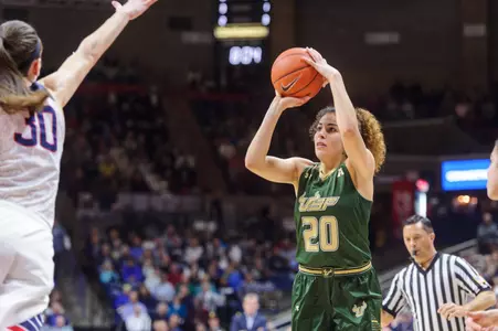 Bulls Fall Short at No. 1 UConn
