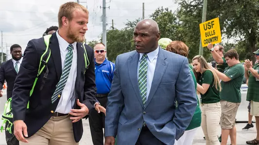 Auggie Sanchez, Charlie Strong