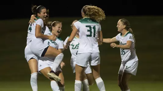 WSOC: Pelletier-Laroche Golden Goal Celebration