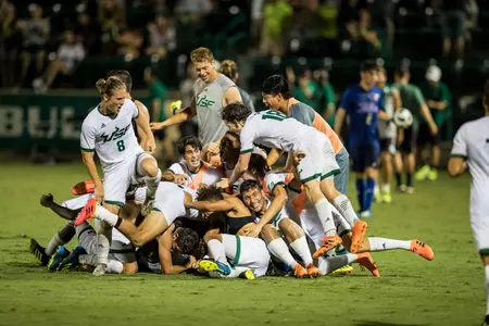 Men's Soccer Celebration vs Tulsa