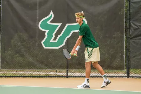 Jakub Wojcik takes a swing