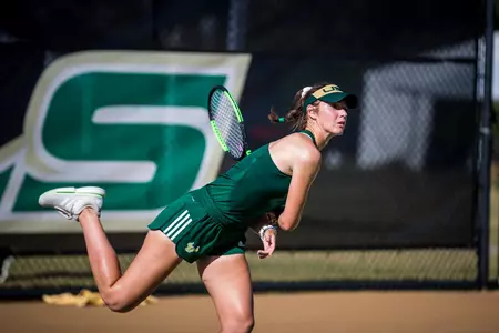 South Florida Bulls during a match against the Florida Gulf Coast Eagles at the USF Varsity Tennis Courts in Tampa, Fl., on Saturday February 15, 2020.