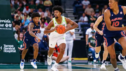 Sam Hines Jr. Auburn up court