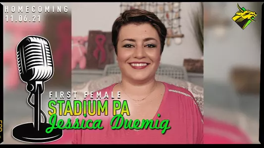 Jessica Duemig Graphic - PA Announcer