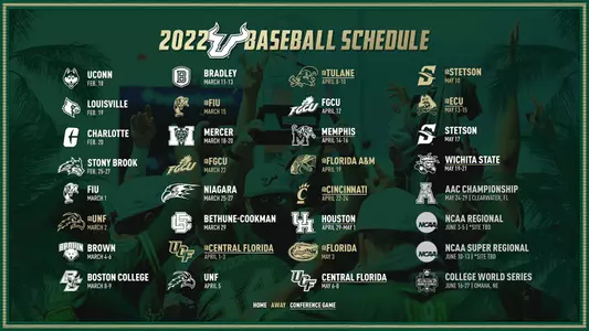 2022 BSB schedule graphic