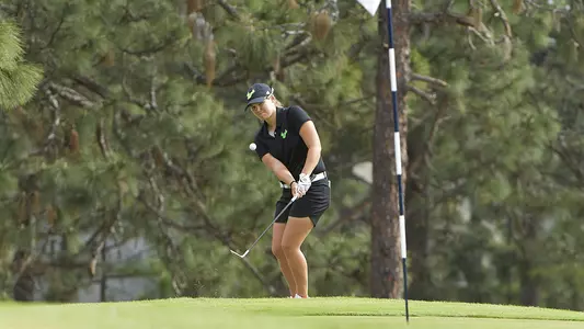 Melanie Green chipping 21 AAC Championship