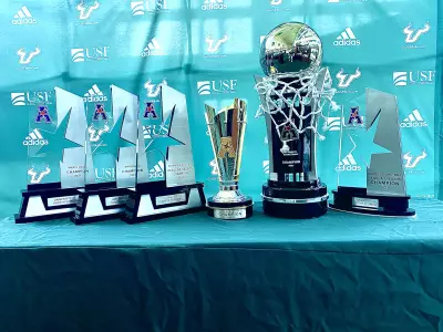 2021 Six Conference Championship Trophies