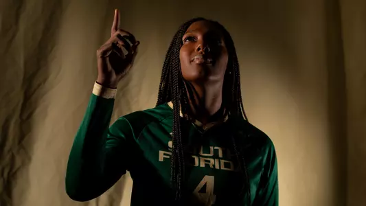 South Florida Bulls during men's soccer preseason media day on August 8, 2022. (Mary Holt/South Florida Athletics)