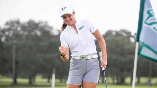 South Florida Bulls a women's golf practice round on September 15, 2022. (Mary Holt/South Florida Athletics)