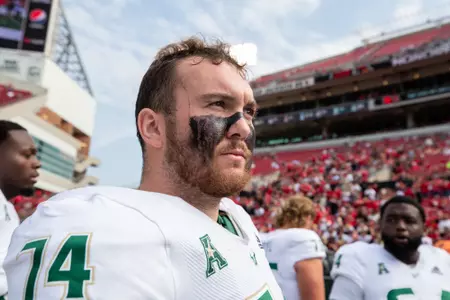 South Florida Bulls during a football game against the University of Louisville Cardinals on September 24, 2022. (Mary Holt/South Florida Athletics)