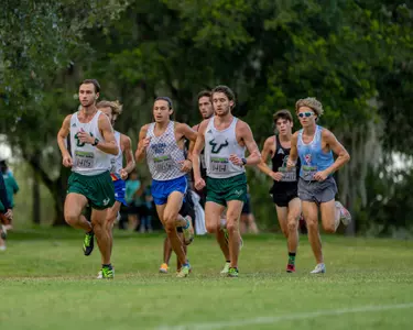 South Florida Bulls during a cross country race at the South Florida Invitational on October 14, 2022. (Chris Henry/South Florida Athletics)