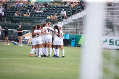 South Florida Bulls during a women's soccer game against the University of San Antonio Roadrunners on September 4, 2022. (Mary Holt/South Florida Athletics)
