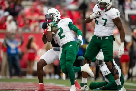 South Florida Bulls during a football game against the University of Houston Cougars on October 29, 2022. (Mary Holt/South Florida Athletics)