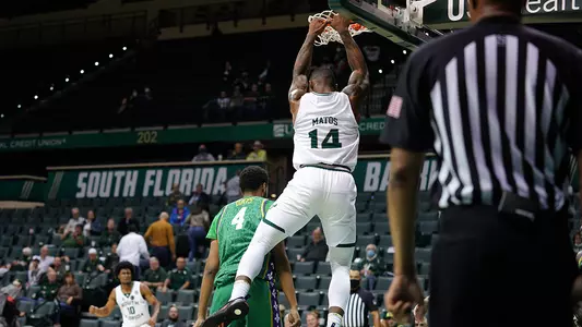Matos dunk 021522 Mens Basketball v Tulane Green Wave