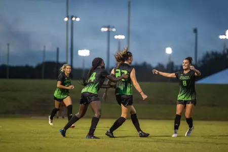 South Florida Bulls during a women's soccer game against the University of Miami Hurricanes on September 8, 2022. (Mary Holt/South Florida Athletics)