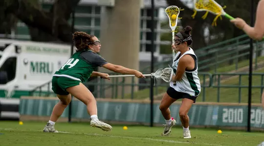 South Florida Bulls during the first women's lacrosse exhibition game in program history on September 30, 2023. (Chris Henry/South Florida Athletics)