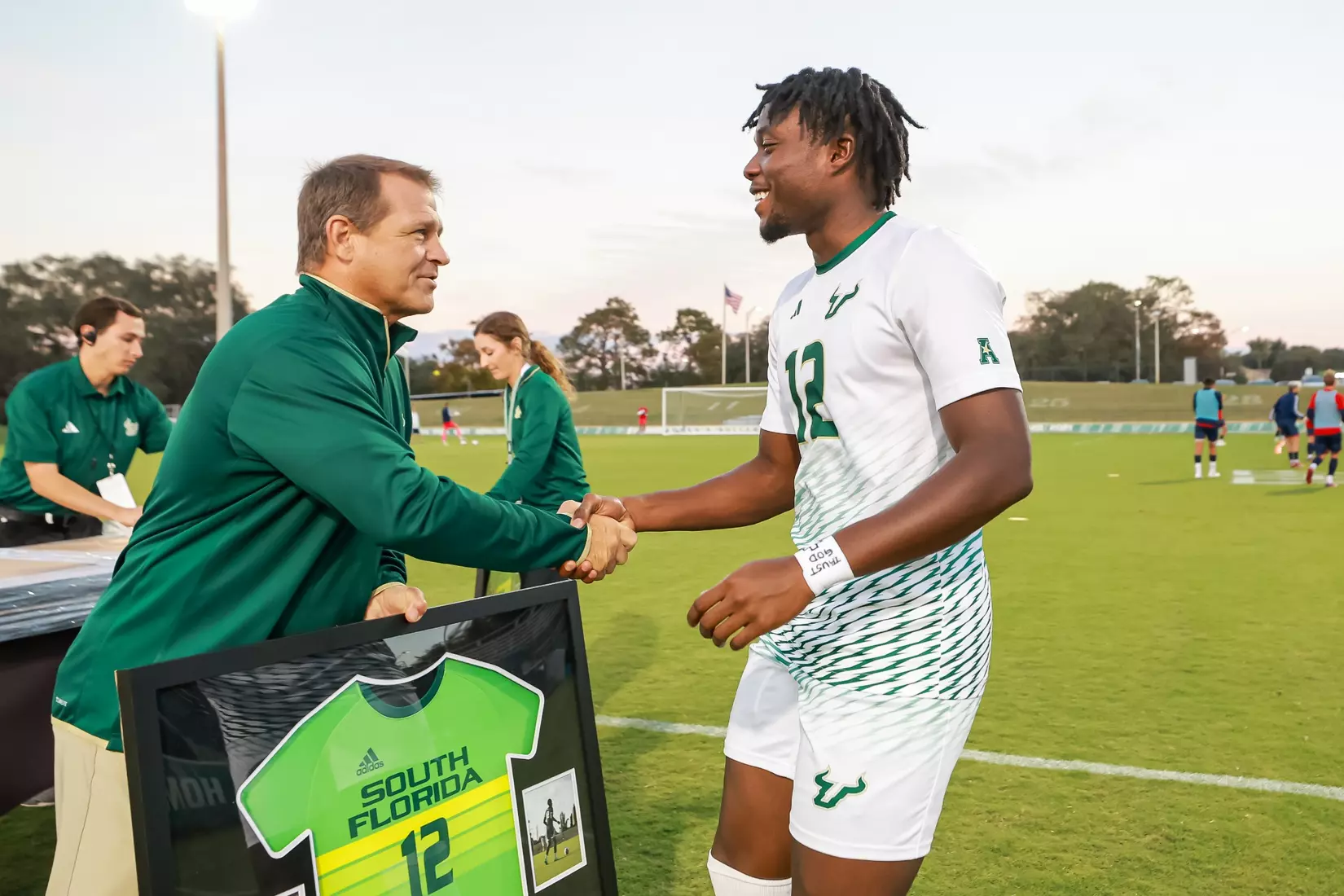 South Florida Bulls during a Men’s Soccer match against the Florida Atlantic University on November 01, 2023. (Stephen Galvin/South Florida Athletics)