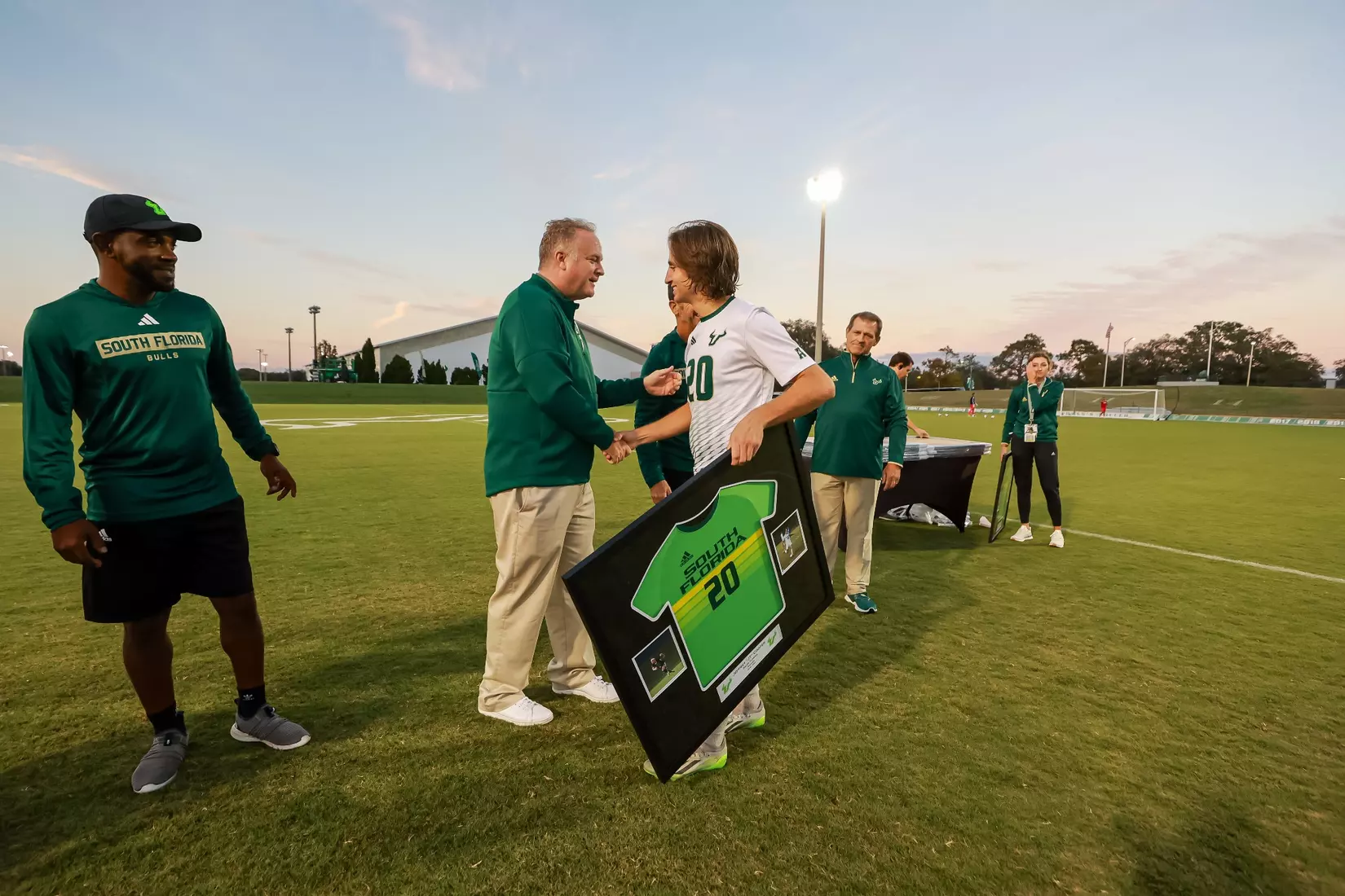 South Florida Bulls during a Men’s Soccer match against the Florida Atlantic University on November 01, 2023. (Stephen Galvin/South Florida Athletics)